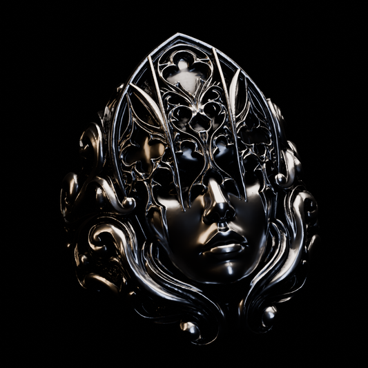 Soul Epiphany Ring – Sculptural 925 Sterling Silver Statement Ring