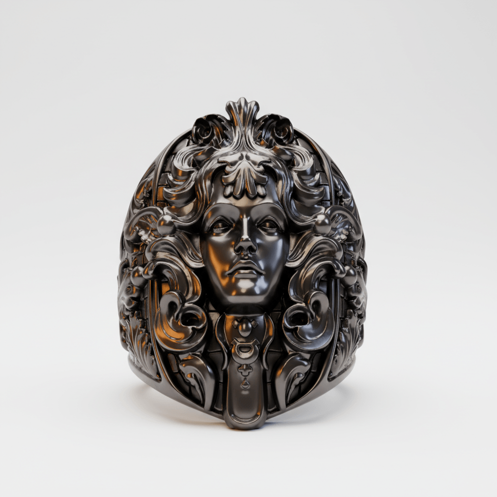 925 sterling silver ring front view