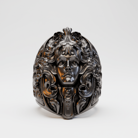 925 sterling silver ring front view
