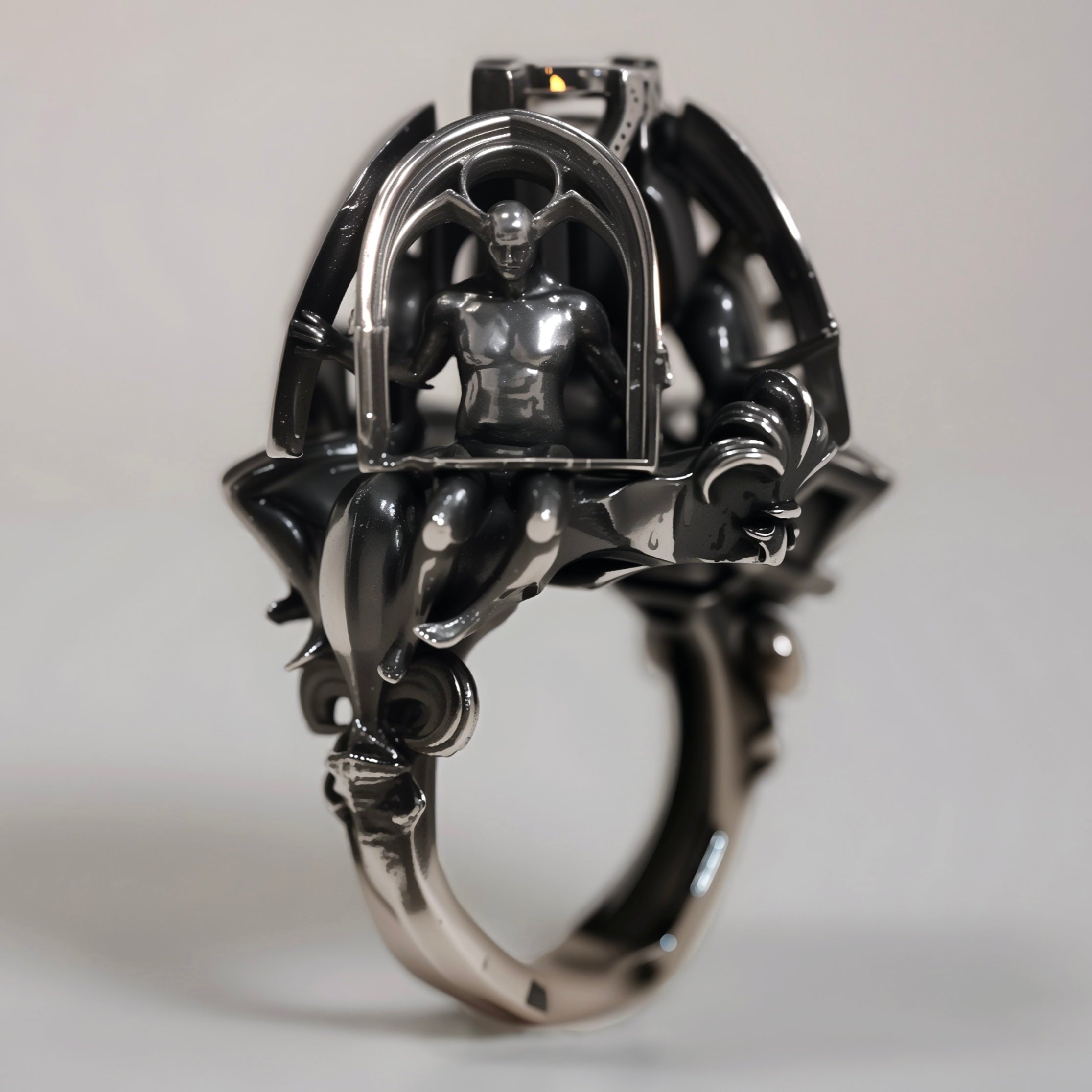Apocalypse Now Ring | Sterling Silver 925 Sculptural Statement Ring ...