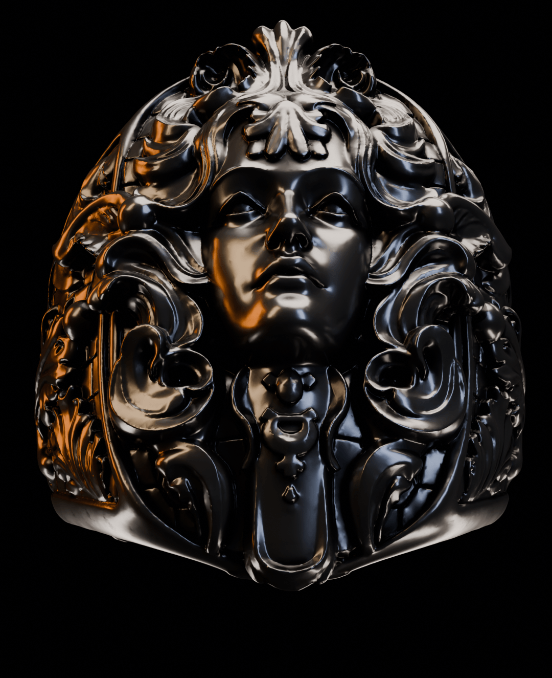 Handcrafted sculptural ring